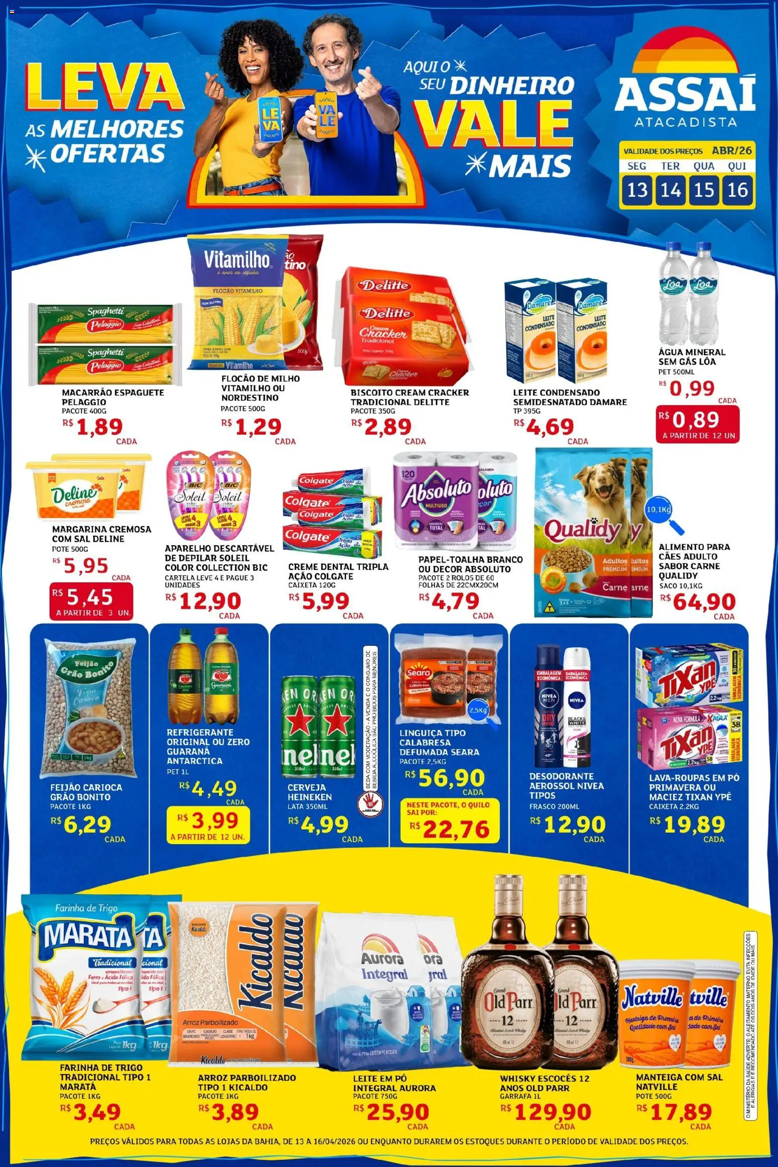 Pré-Visualização do folheto "Assaí Atacadista ofertas - BA" da loja Assaí Atacadista válido a partir de 13/04/2026
