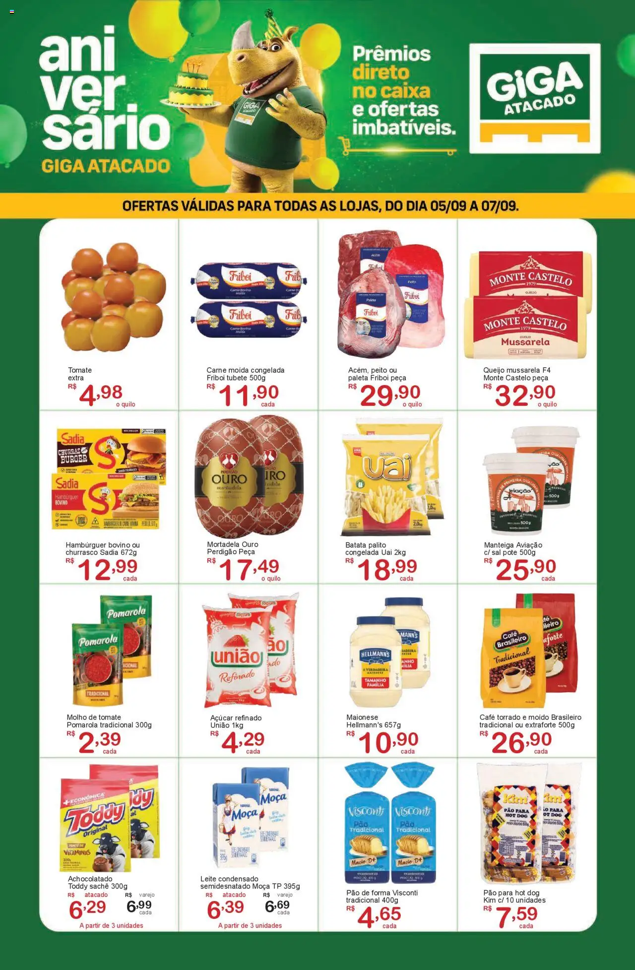 GIGA Atacado folheto "Ofertas da semana" válido a partir de 05/09/2025 - número de página 1