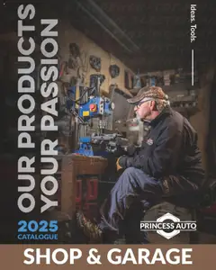 Preview of leaflet Catalogue - Shop & garage from shop Princess Auto is valid from Apr 16, 2025