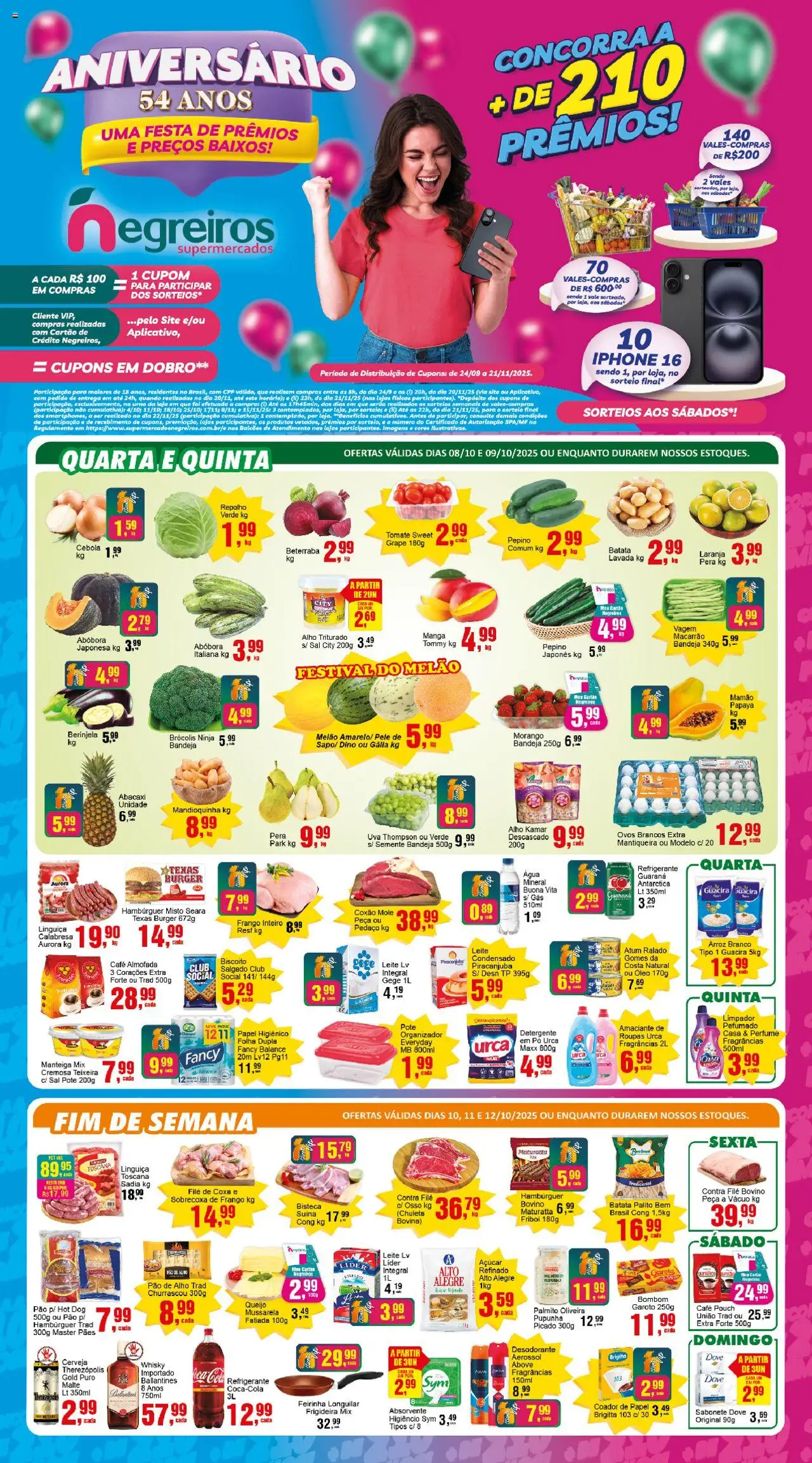 Negreiros folheto "Ofertas da semana" válido a partir de 08/10/2025 - número de página 1