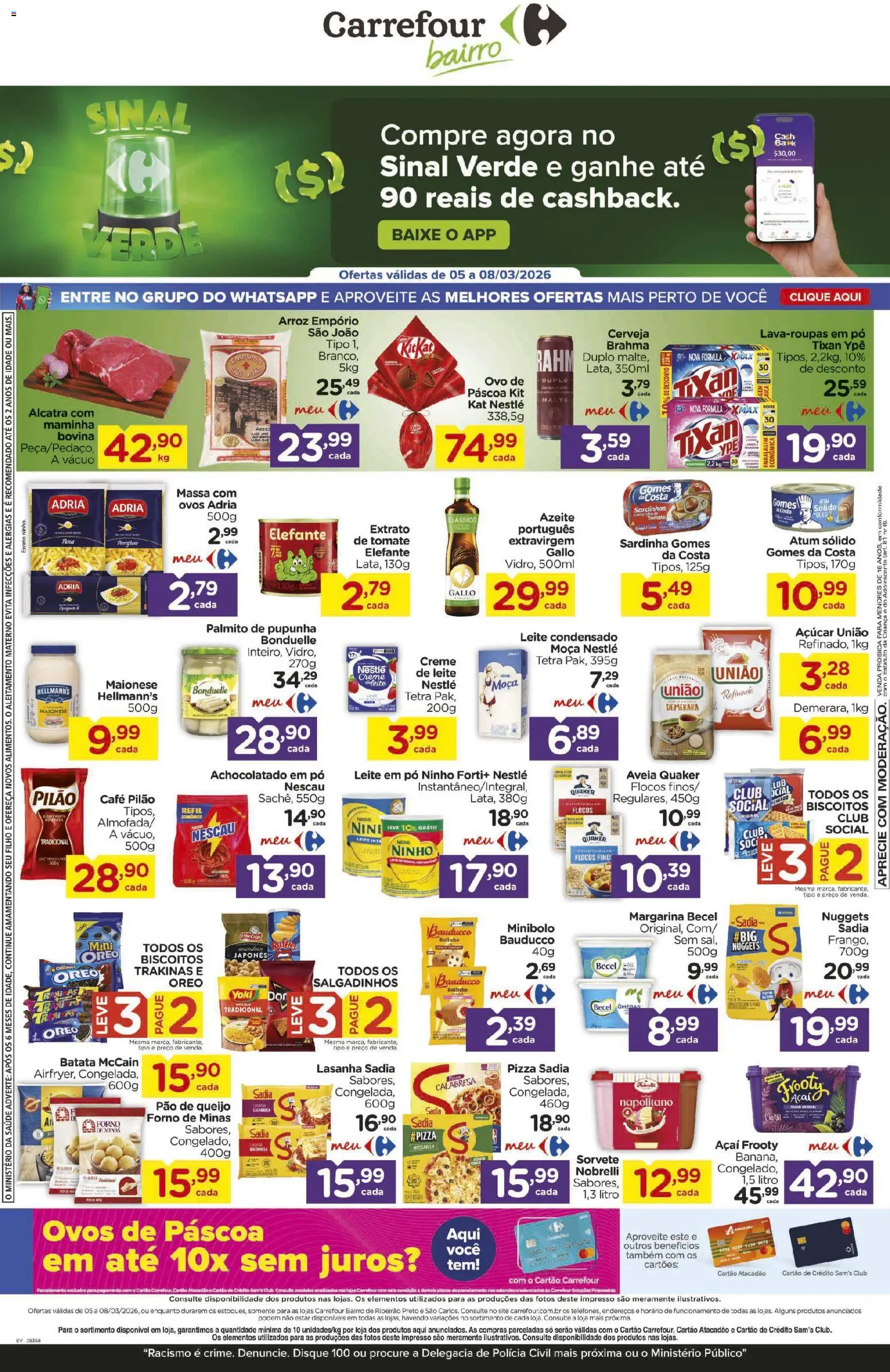 Pré-Visualização do folheto "Carrefour Bairro - Ofertas da semana" da loja Carrefour Bairro válido a partir de 05/03/2026