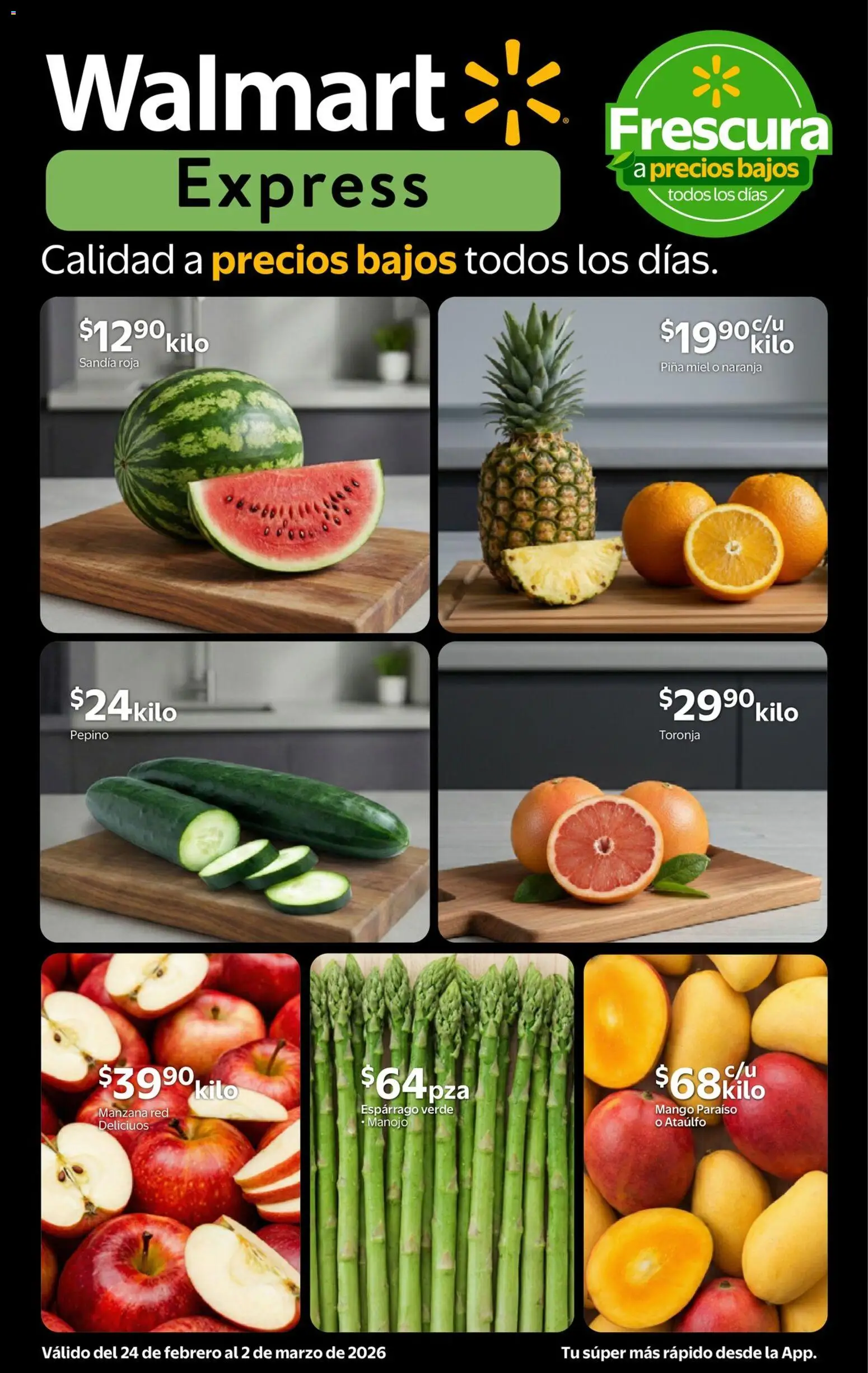 Vista previa las ofertas de la tienda Walmart Express - Folleto desde el 24/02/2026 