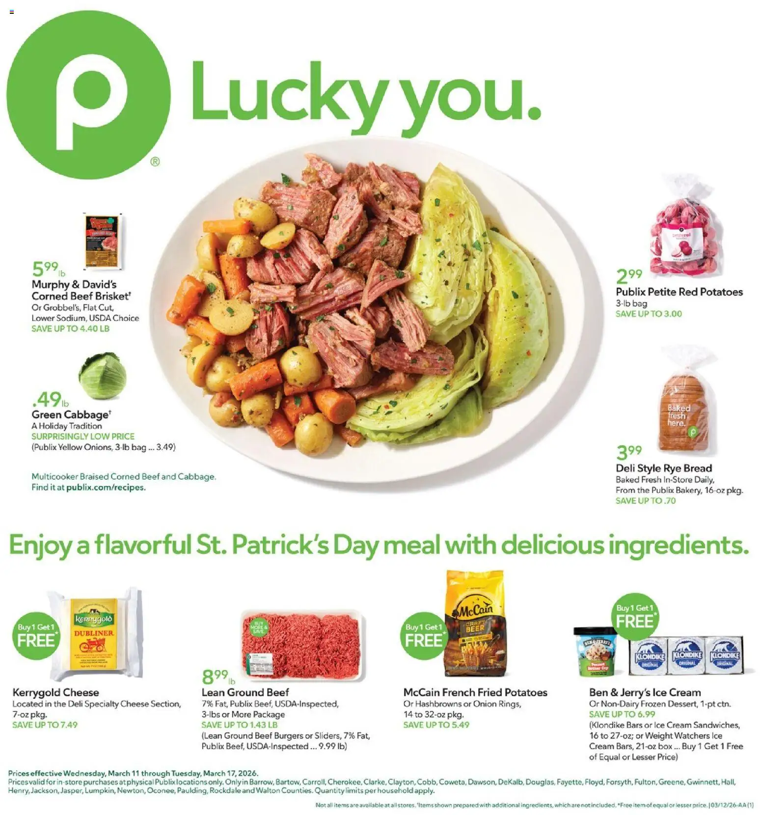 Ad Preview of Publix Publix Weekly Ad from 03/11/2026