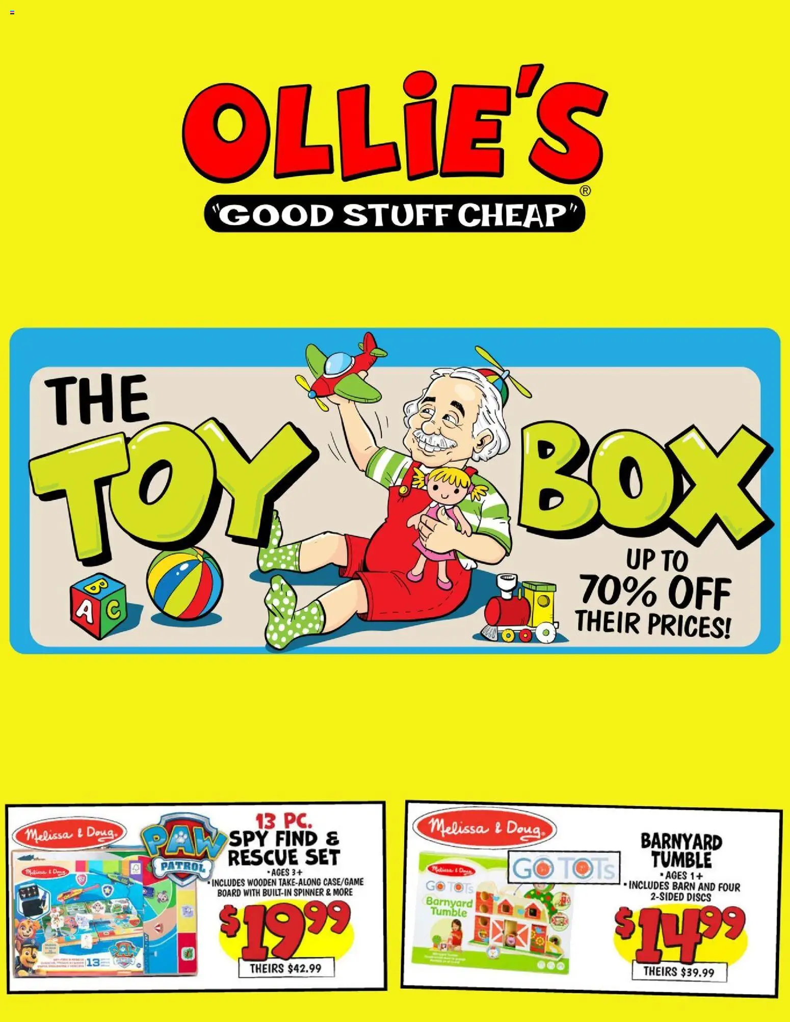 Ad Preview of Ollie's Toy Ad from 12/06/2025
