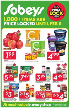 Preview of leaflet Special Promotion from shop Sobeys is valid from Jan 01, 2026