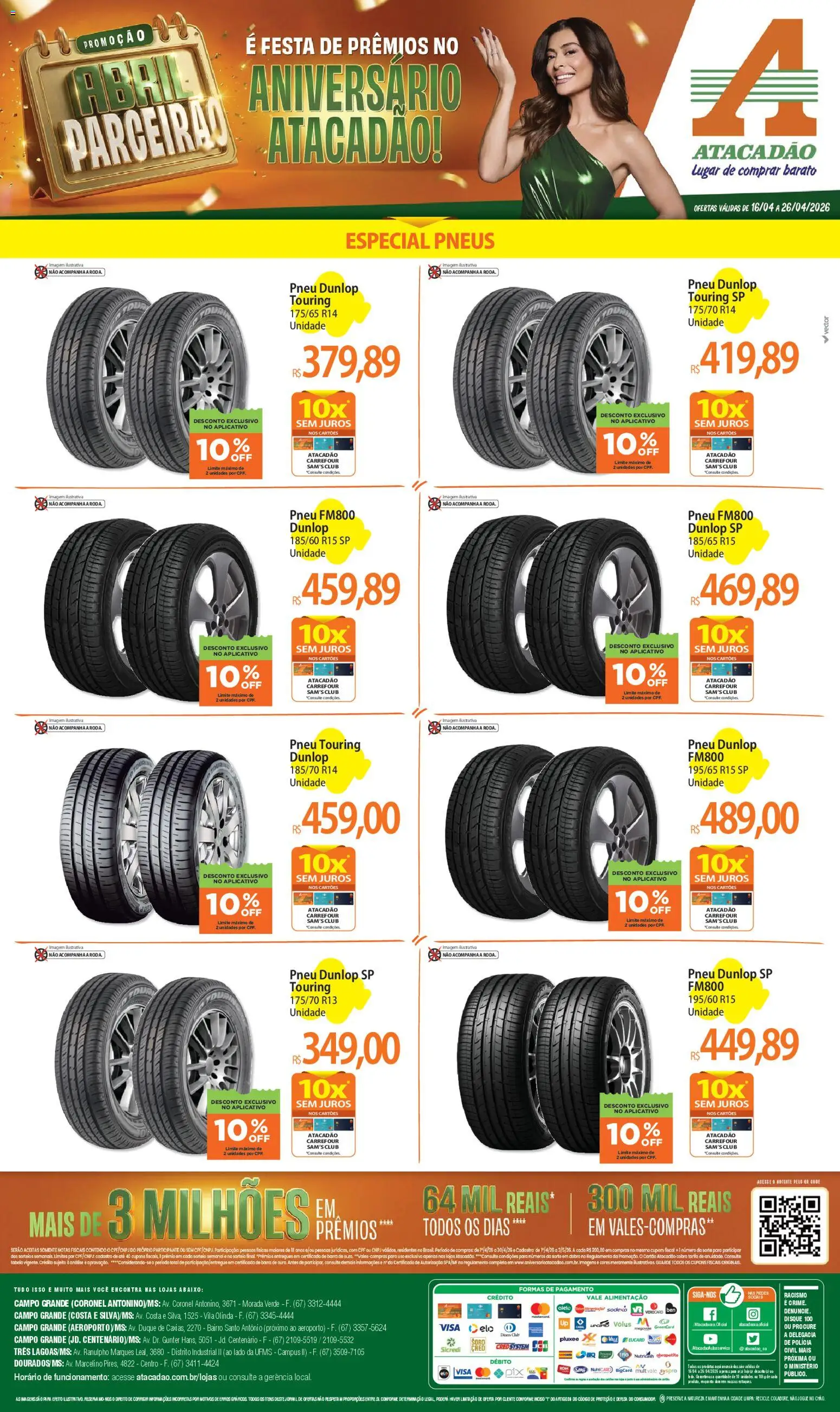 Pré-Visualização do folheto "Atacadão ofertas - MS" da loja Atacadão válido a partir de 16/04/2026