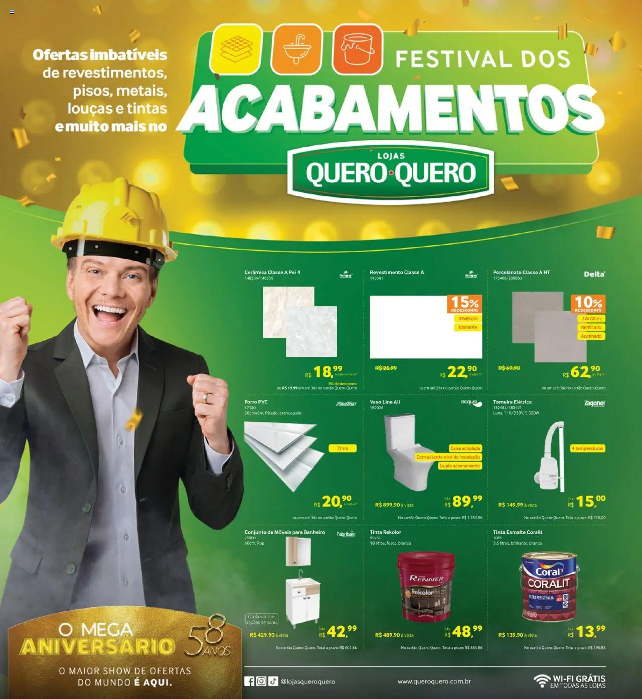 Lojas Quero-Quero folheto "Ofertas atuais" válido a partir de 21/07/2025 - número de página 1