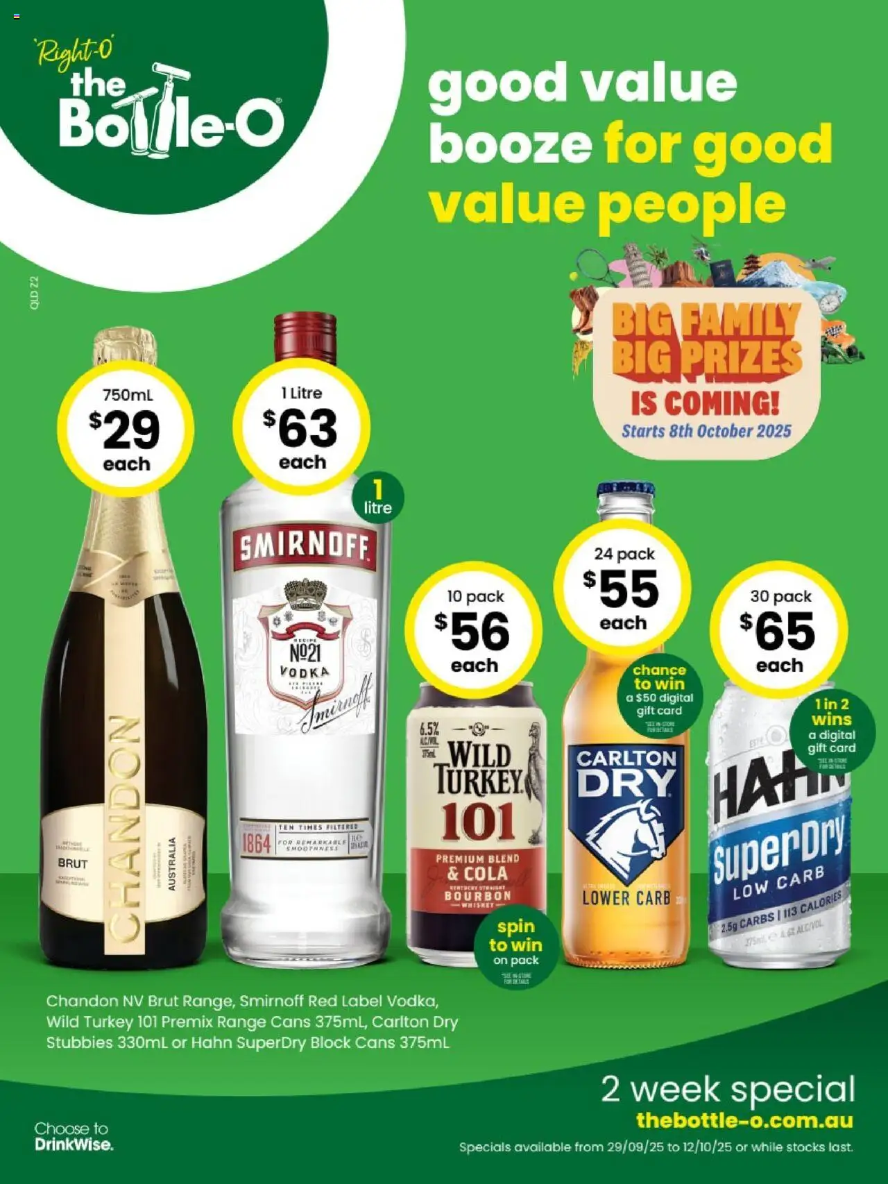 The Bottle-O catalogue valid from 29/09/2025 - page 1