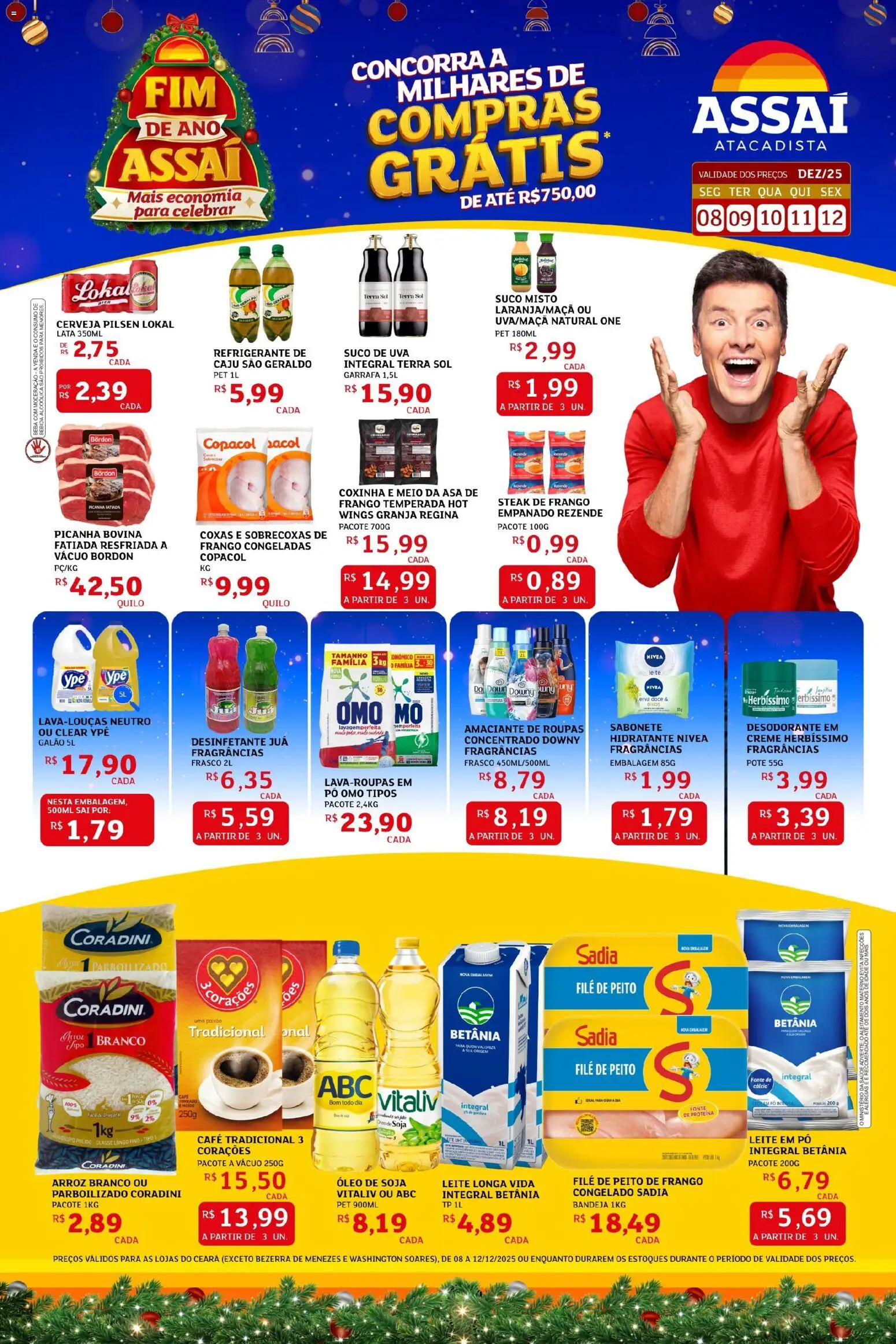 Pré-Visualização do folheto "Encarte - CE" da loja Assaí Atacadista válido a partir de 08/12/2025
