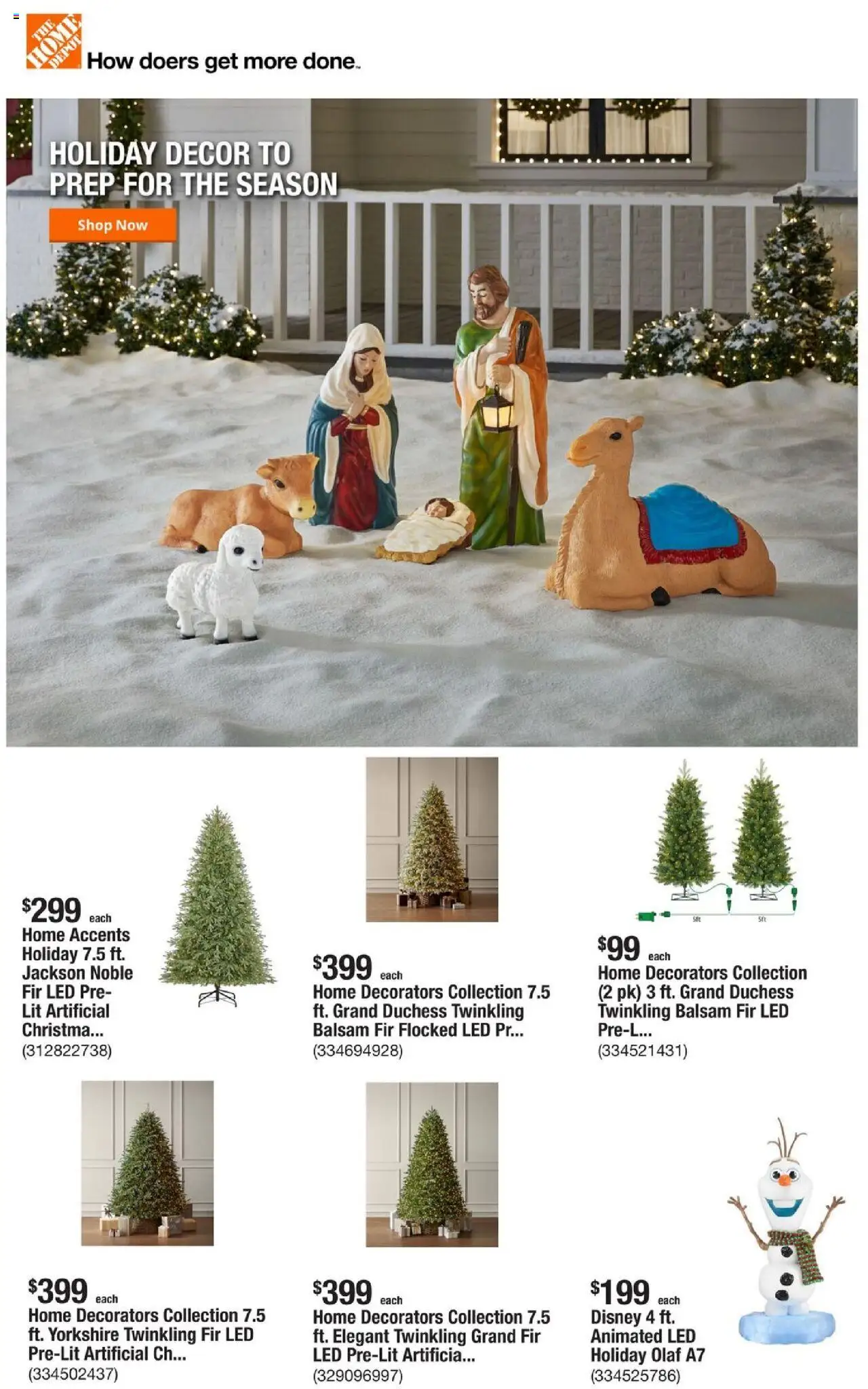 Home Depot Weekly Ad from 10/02/2025 - Flyer - Page number 1