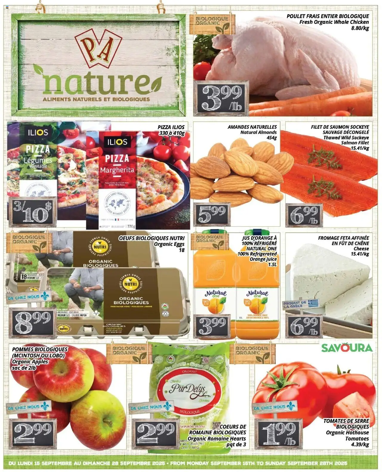 Pa Supermarché flyer valid from Sep 15, 2025 - page number 1