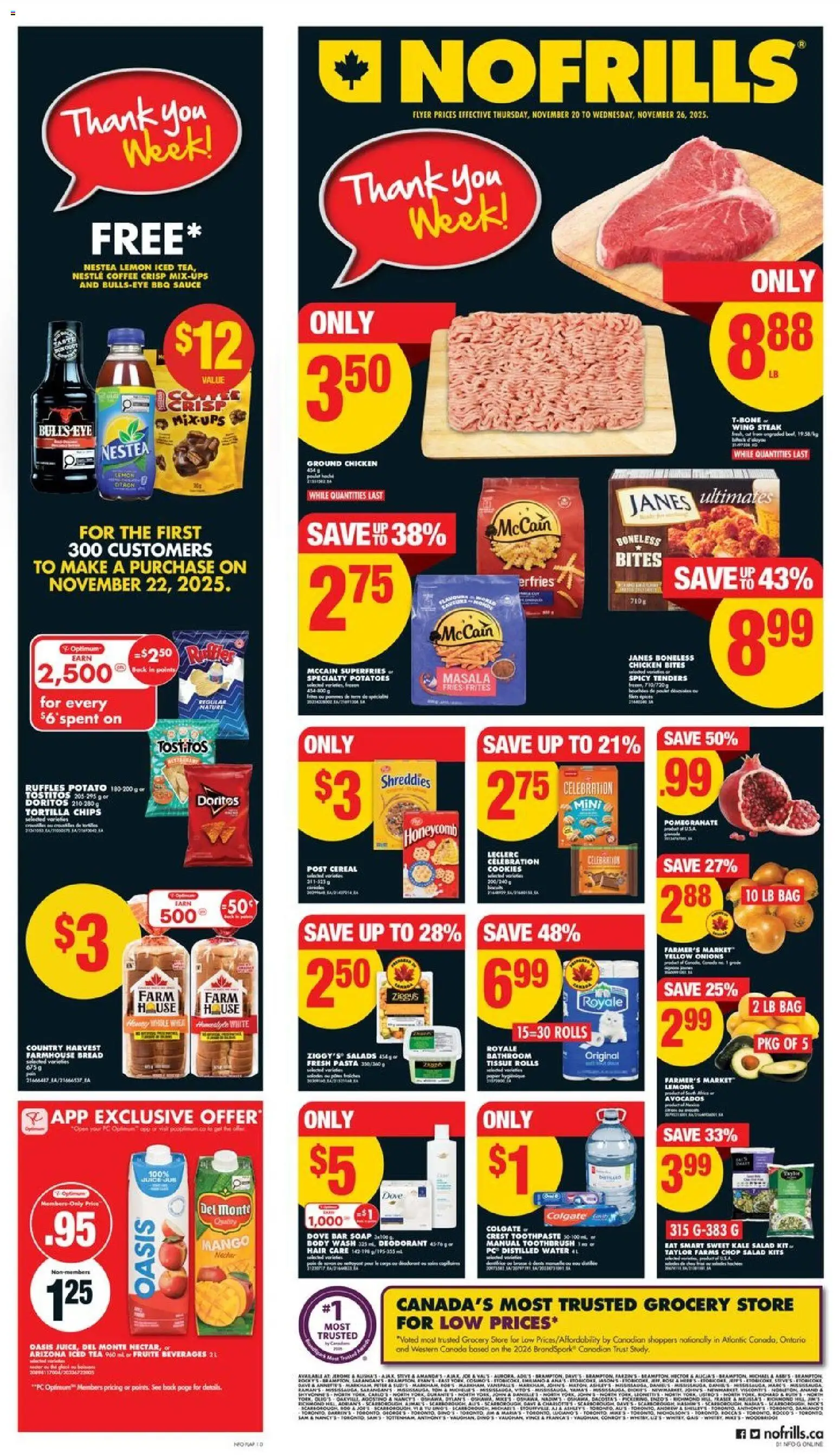 Preview of leaflet Black Friday from shop No Frills is valid from Nov 20, 2025