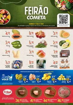 Pré-Visualização do folheto "Cometa Supermercados ofertas Feirão" da loja Cometa Supermercados válido a partir de 22/03/2026