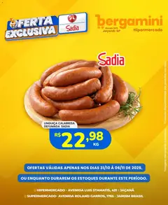 Pré-Visualização do folheto "Ofertas Sadia e Perdigão" da loja Supermercado Bergamini válido a partir de 31/10/2025 | Página: 4