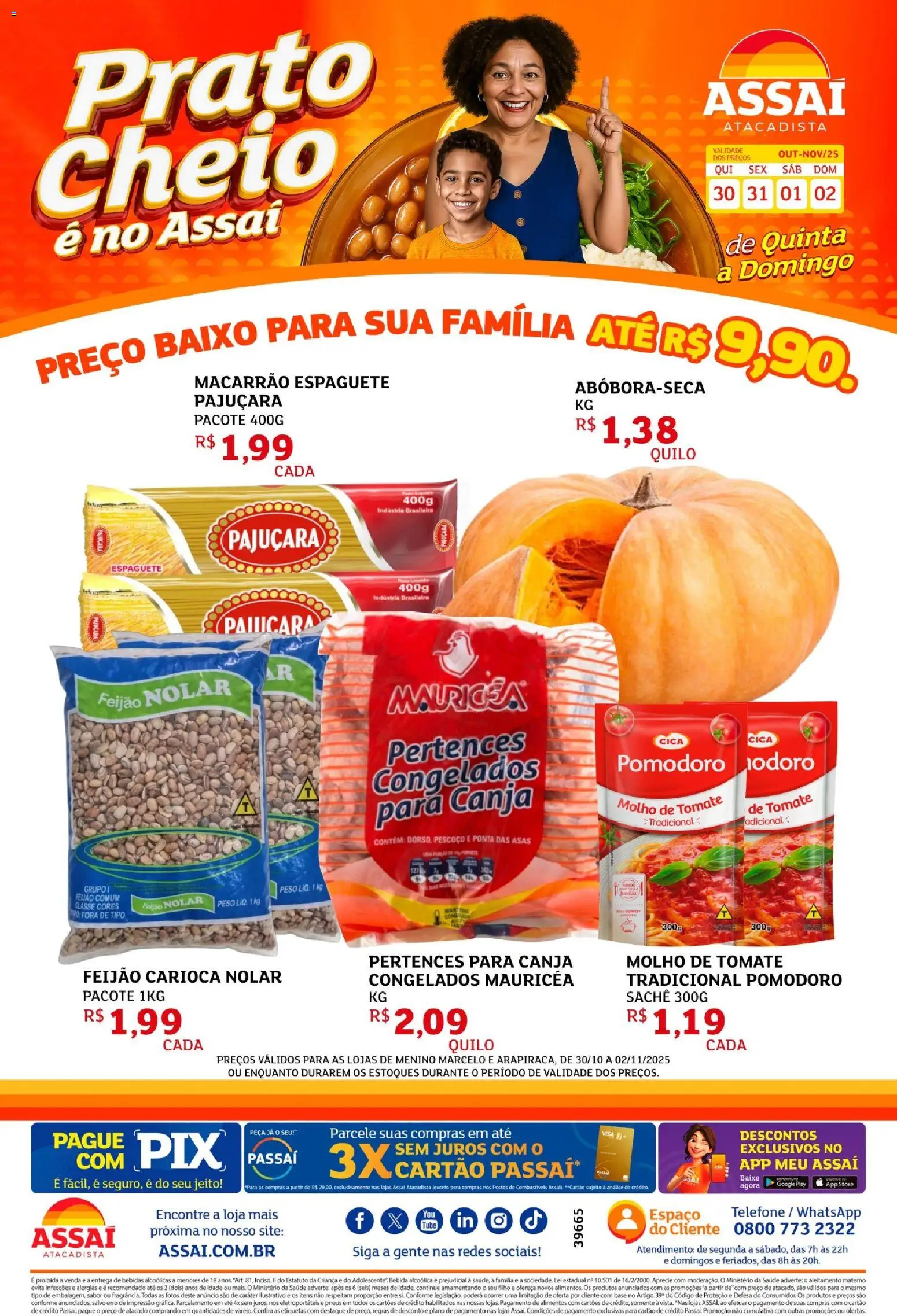 Pré-Visualização do folheto "Encarte - AL" da loja Assaí Atacadista válido a partir de 30/10/2025