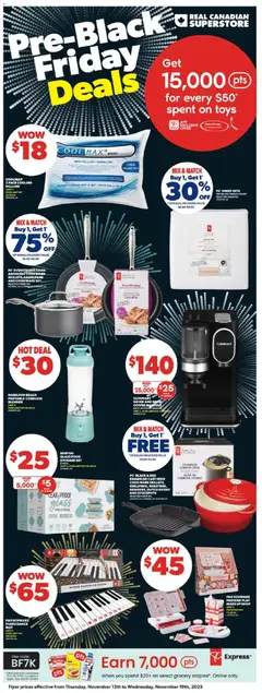 Preview of leaflet Black Friday from shop Real Canadian Superstore is valid from Nov 13, 2025