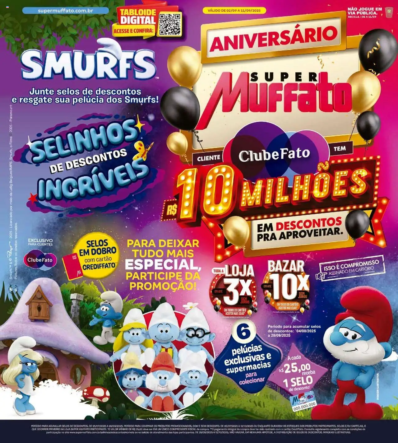 Super Muffato folheto "Ofertas Aniversário" válido a partir de 02/09/2025 - número de página 1