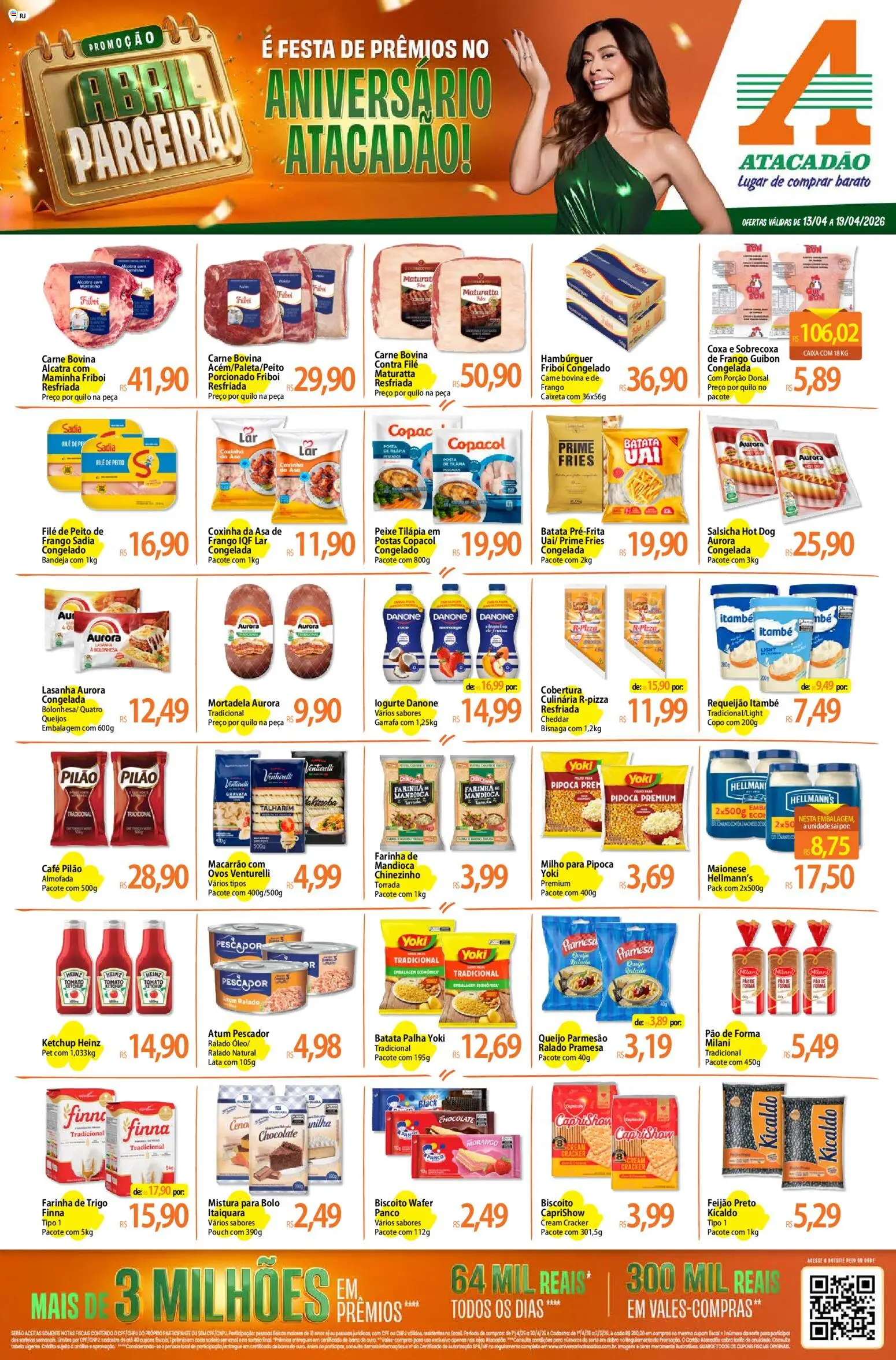 Pré-Visualização do folheto "Atacadão ofertas - RJ" da loja Atacadão válido a partir de 13/04/2026