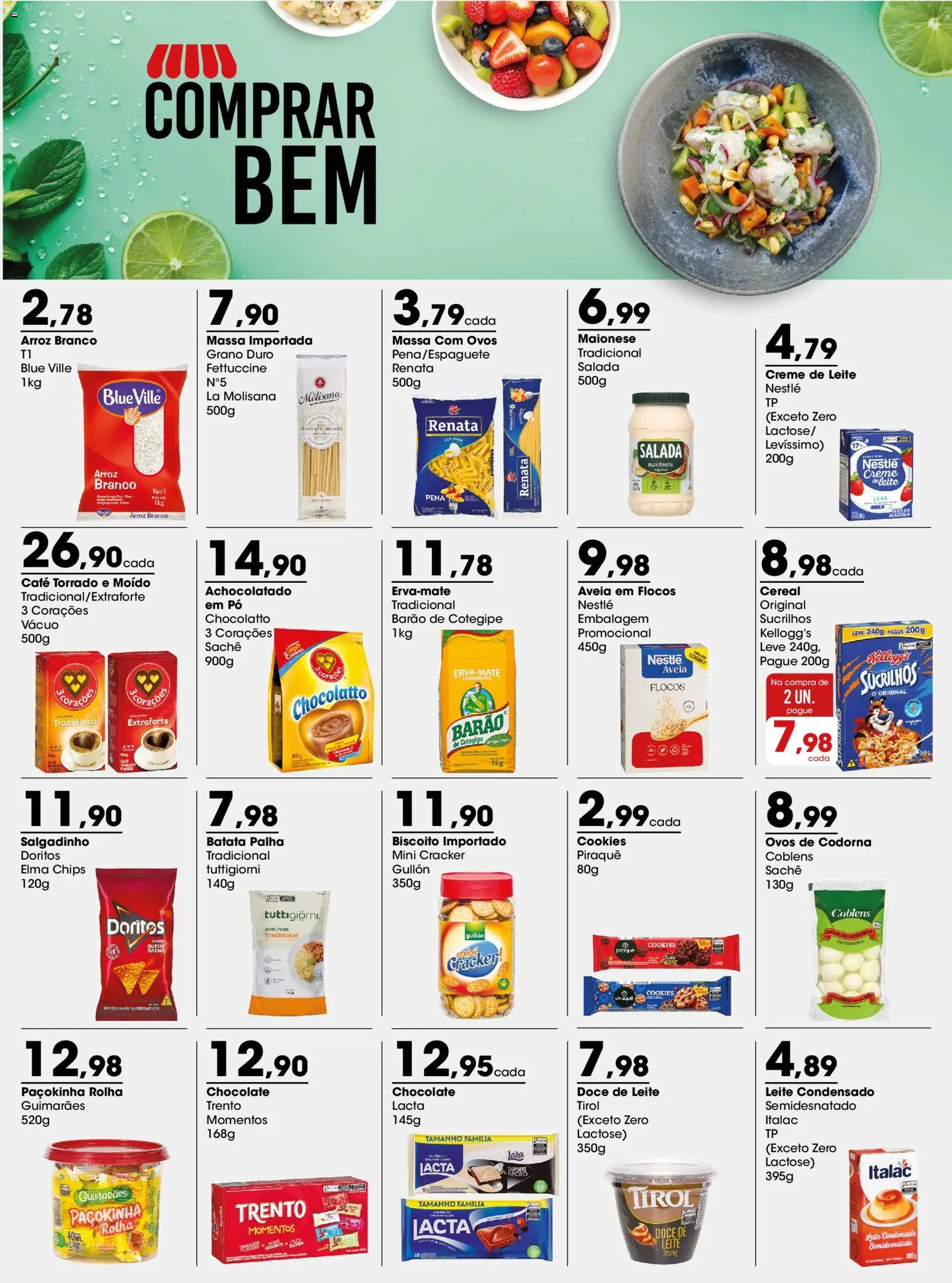 Pré-Visualização do folheto "Ofertas - RS" da loja Zaffari válido a partir de 16/02/2026 - Cookies, Doce de leite, Doce, Massa, Creme, Pó, Batata palha, Ovos de codorna