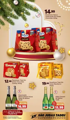 Pré-Visualização do folheto "Ofertas de Natal" da loja São Judas Tadeu válido a partir de 15/12/2025