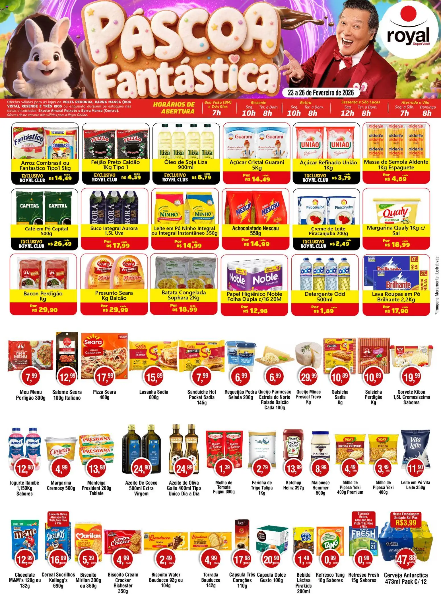 Pré-Visualização do folheto "Ofertas da semana" da loja Royal Supermercados válido a partir de 23/02/2026
