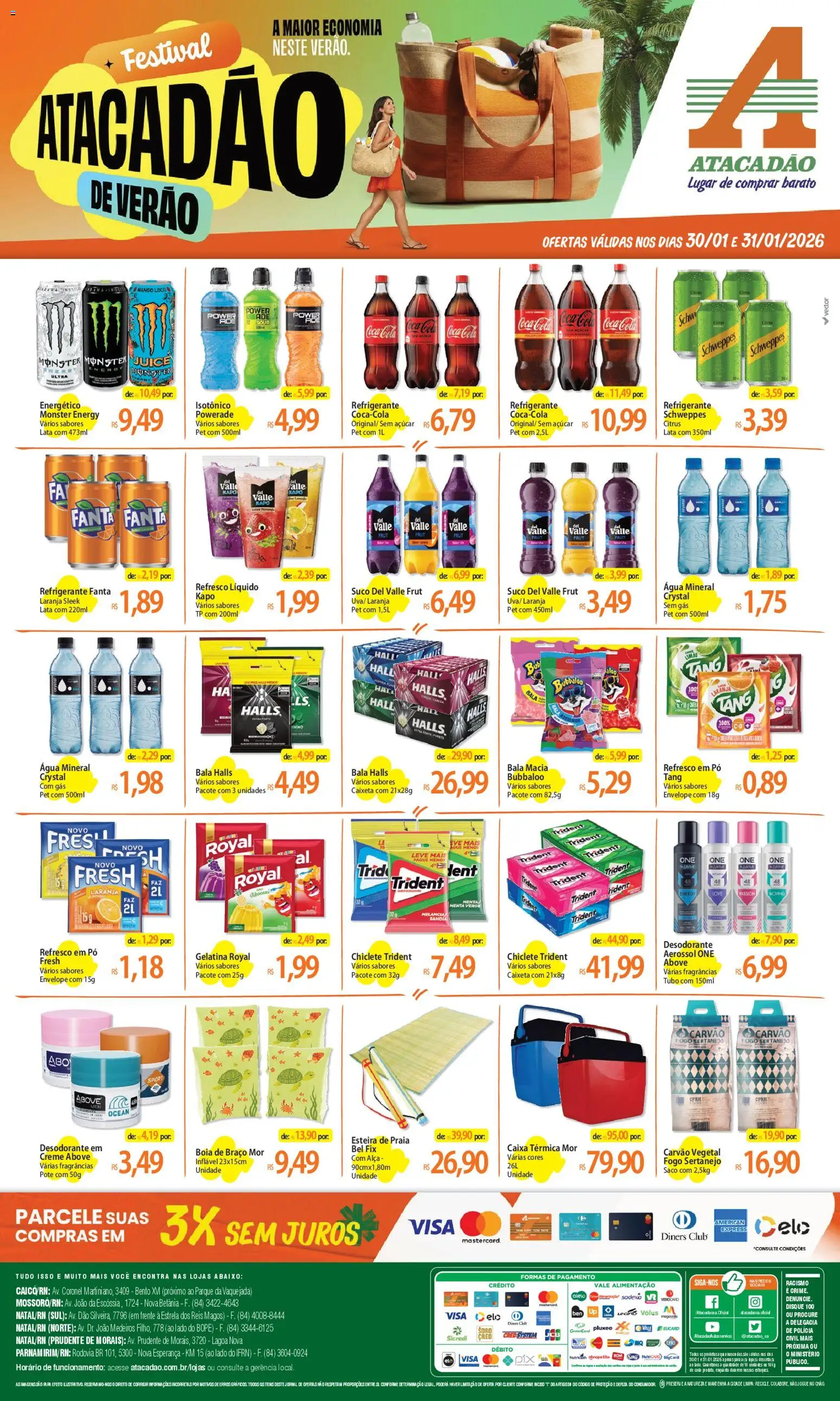 Pré-Visualização do folheto "Ofertas - RN" da loja Atacadão válido a partir de 30/01/2026