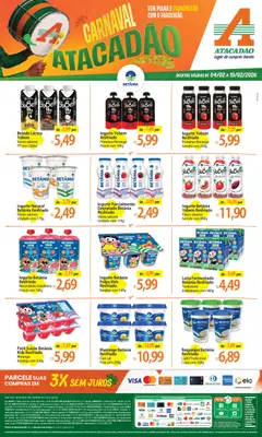 Pré-Visualização do folheto "Ofertas - PE" da loja Atacadão válido a partir de 04/02/2026