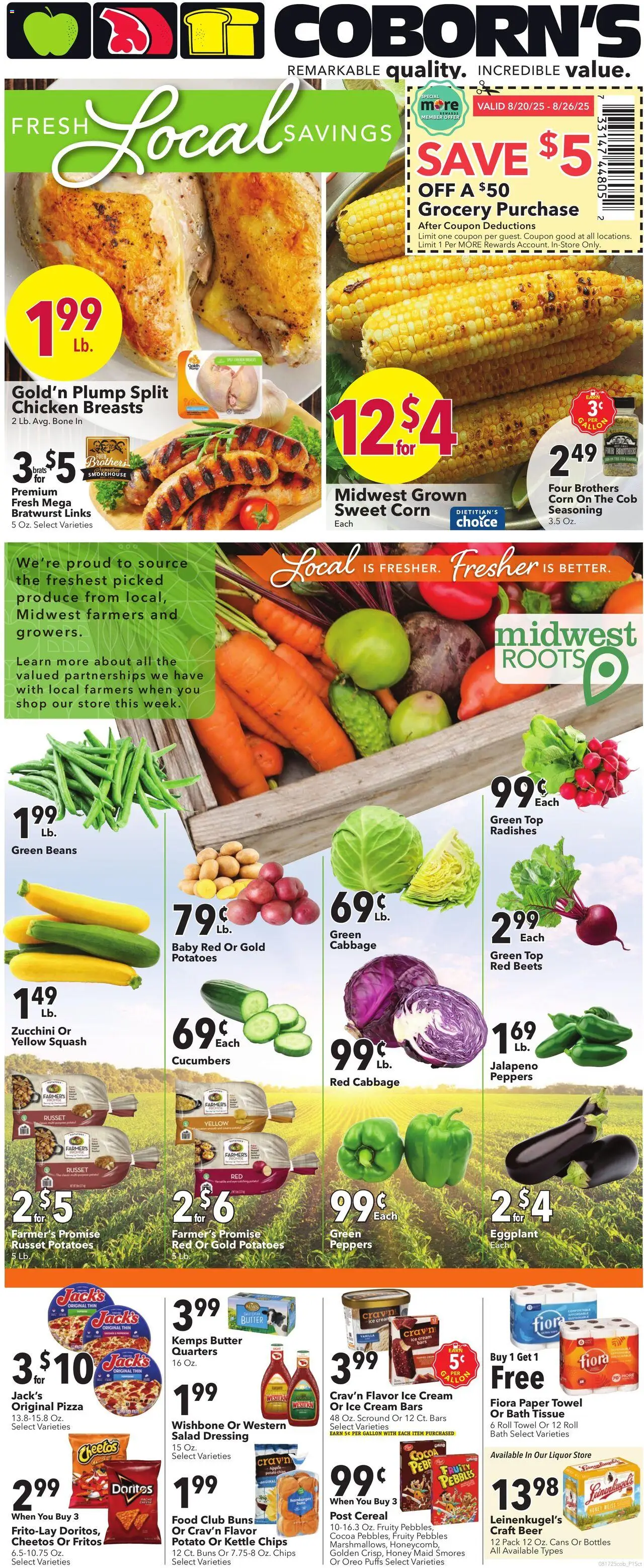 Coborn's Weekly Ad from 08/20/2025 - Flyer - Page number 1