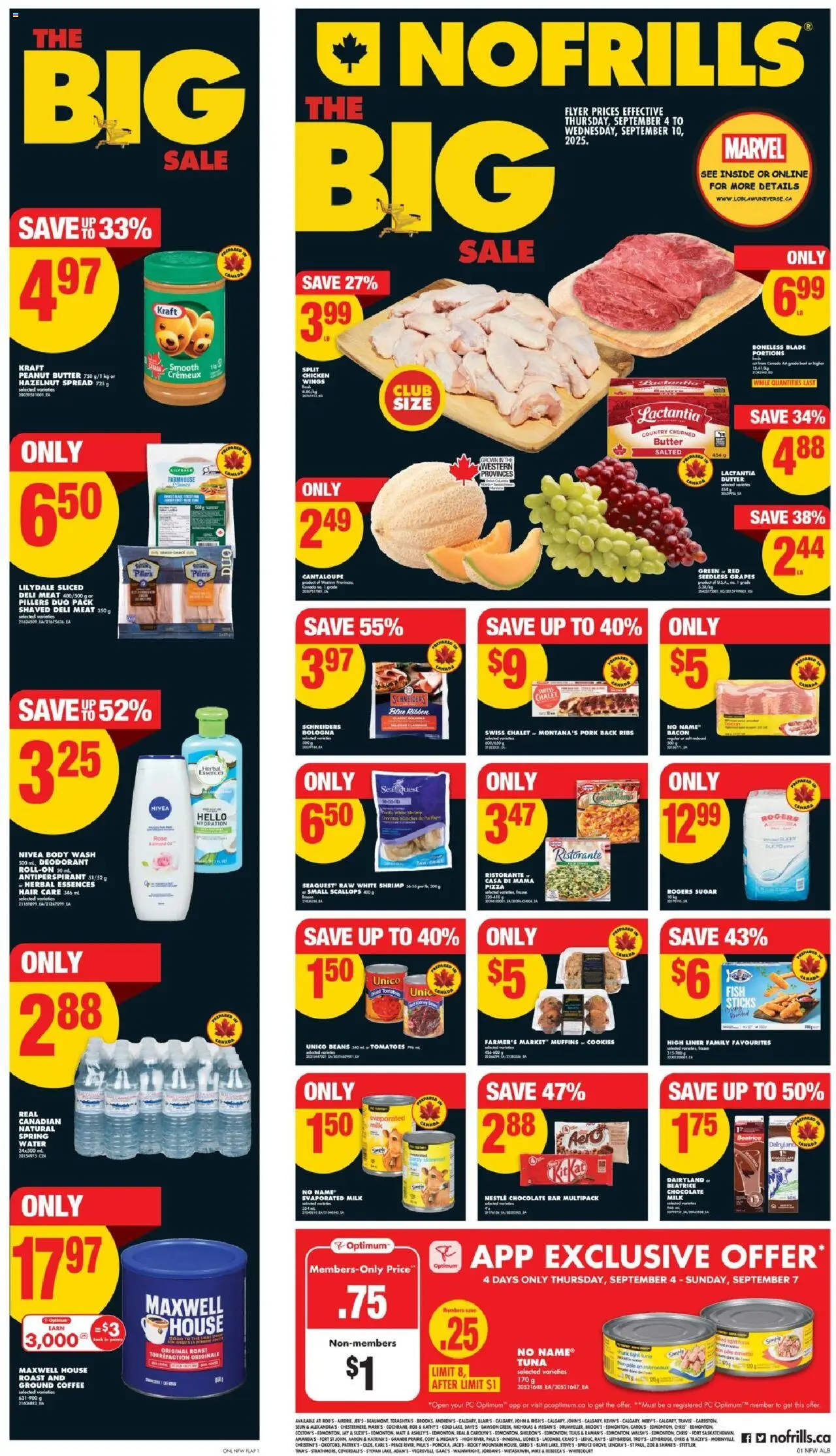 No Frills flyer valid from Sep 04, 2025 - page number 1