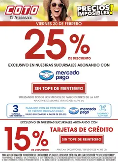 Vista previa del folleto de la tienda Coto válido desde el 20/02/2026 