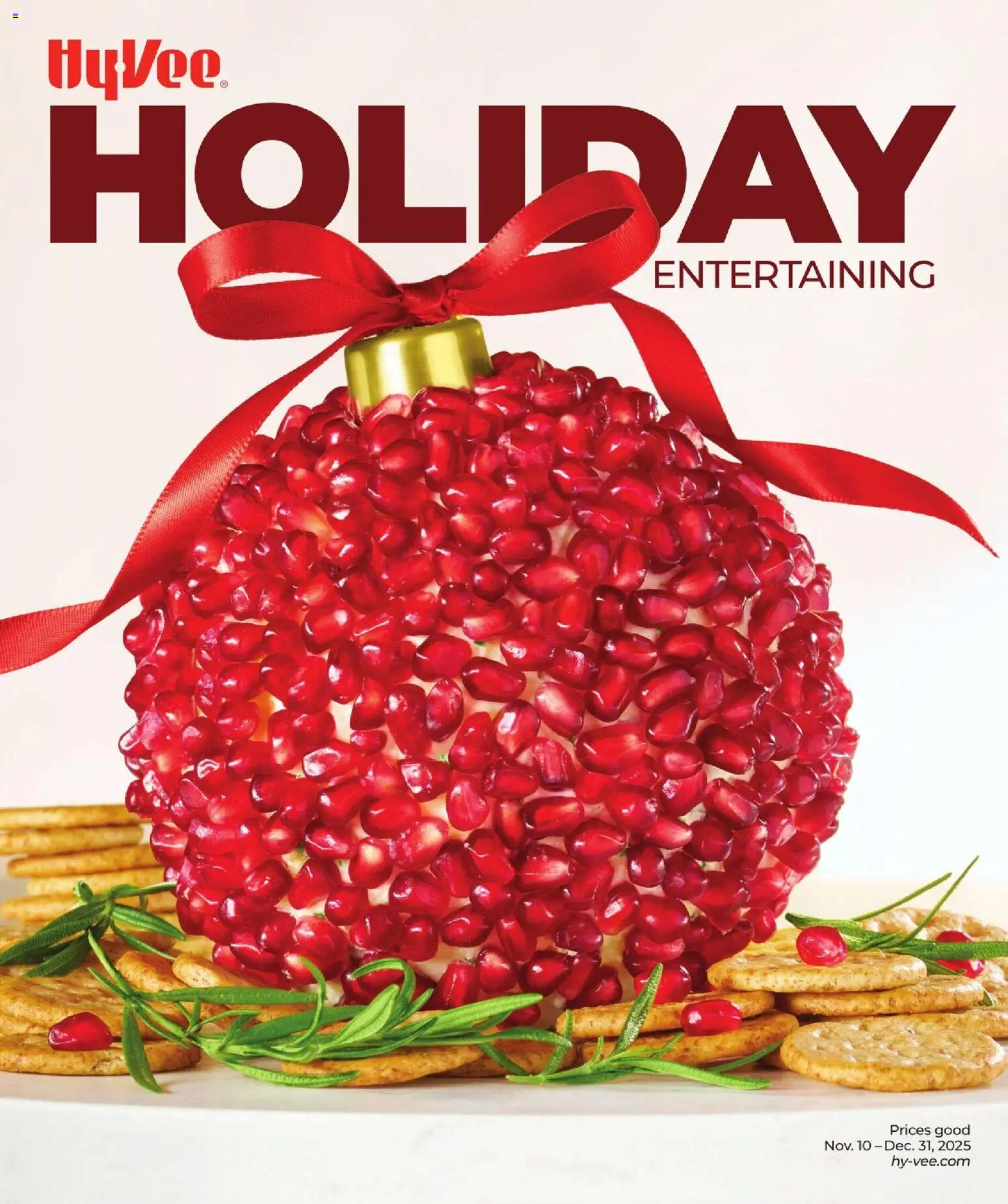 Ad Preview of HyVee Holiday Entertaining from 11/10/2025