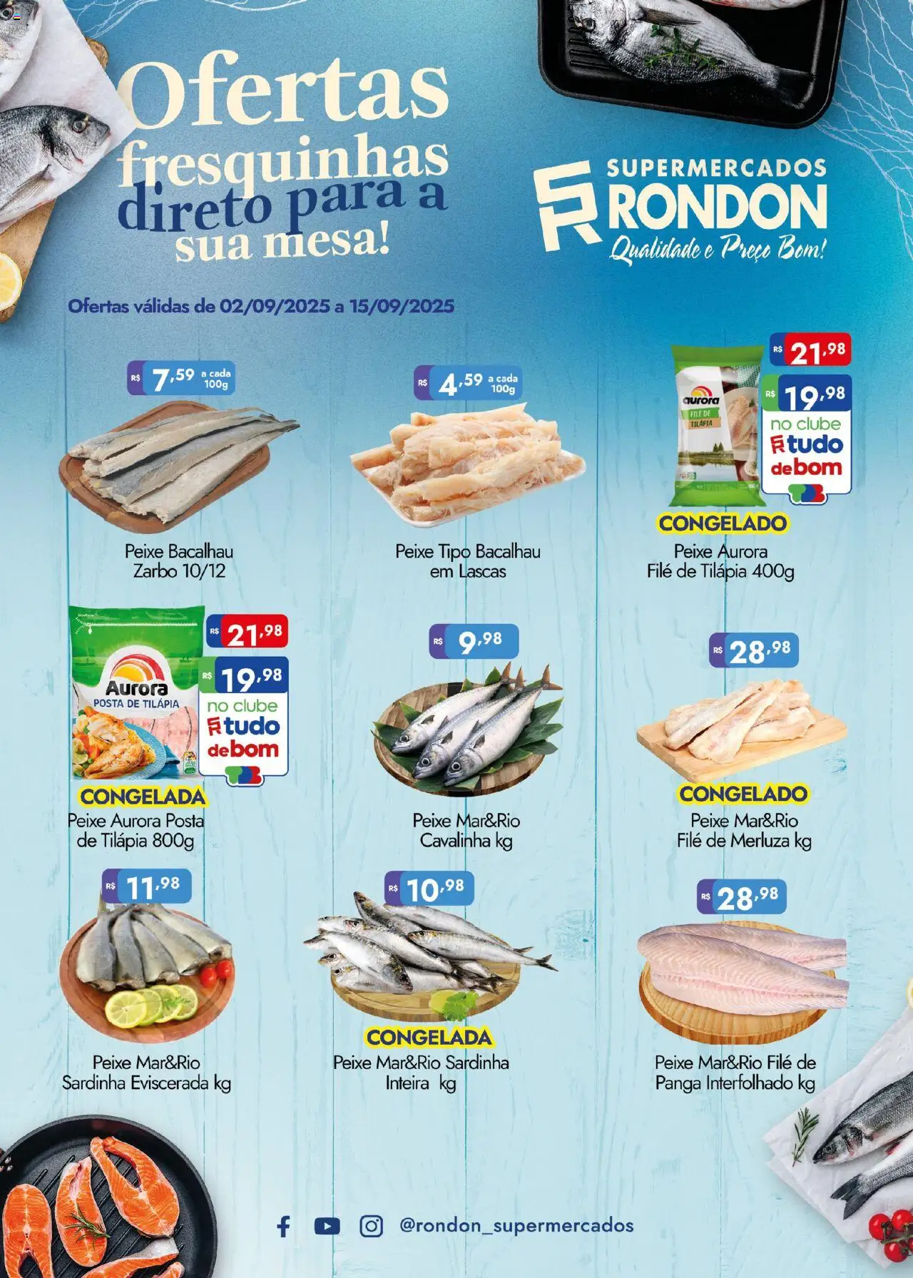 Supermercados Rondon folheto "Ofertas fresquinhas" válido a partir de 02/09/2025 - número de página 1