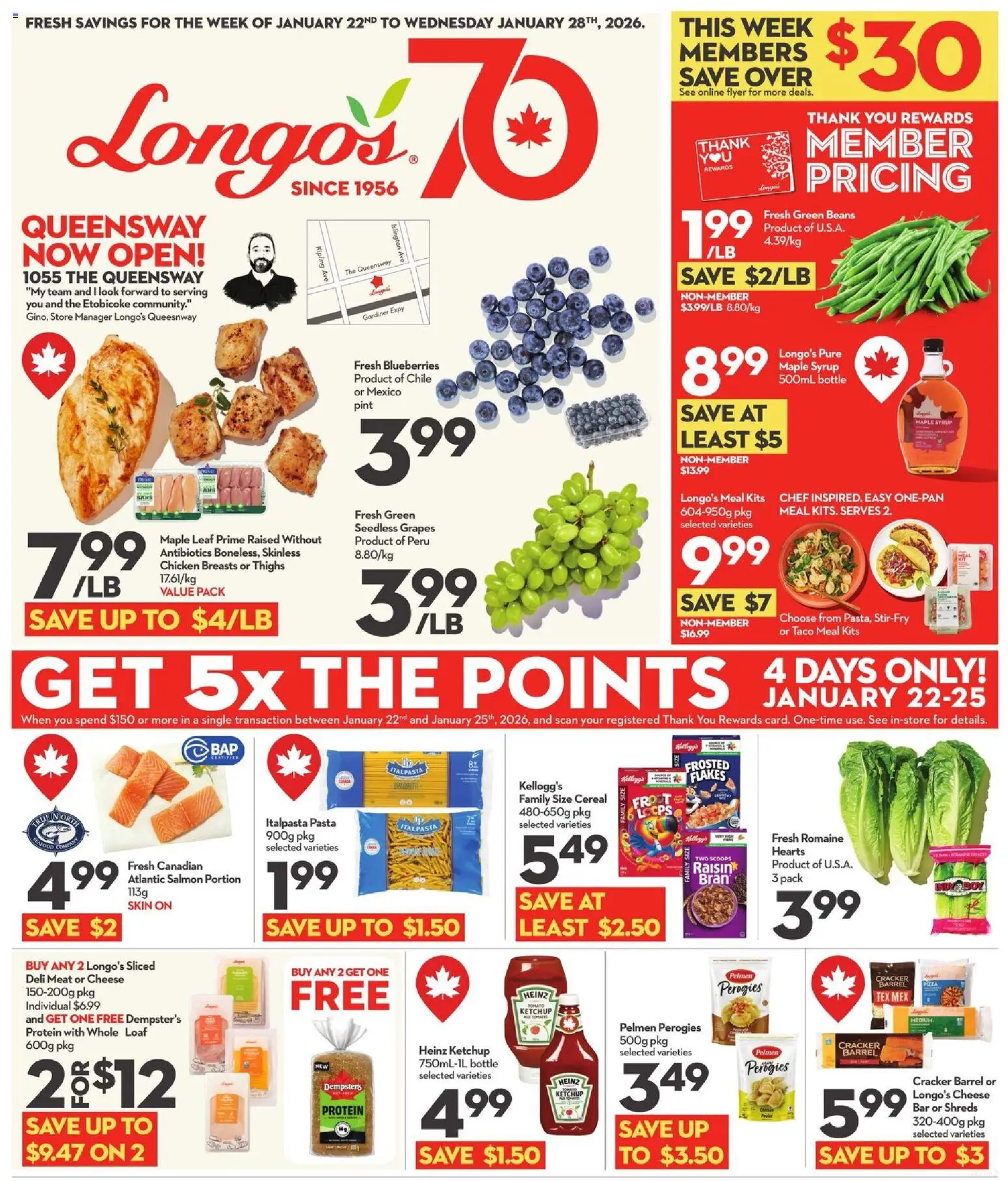 Preview of leaflet Weekly flyer / circulaire from shop Longo's is valid from Jan 22, 2026