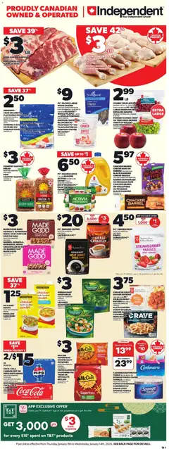 Preview of leaflet Weekly Flyer - NS from shop Independent Grocer is valid from Jan 08, 2026
