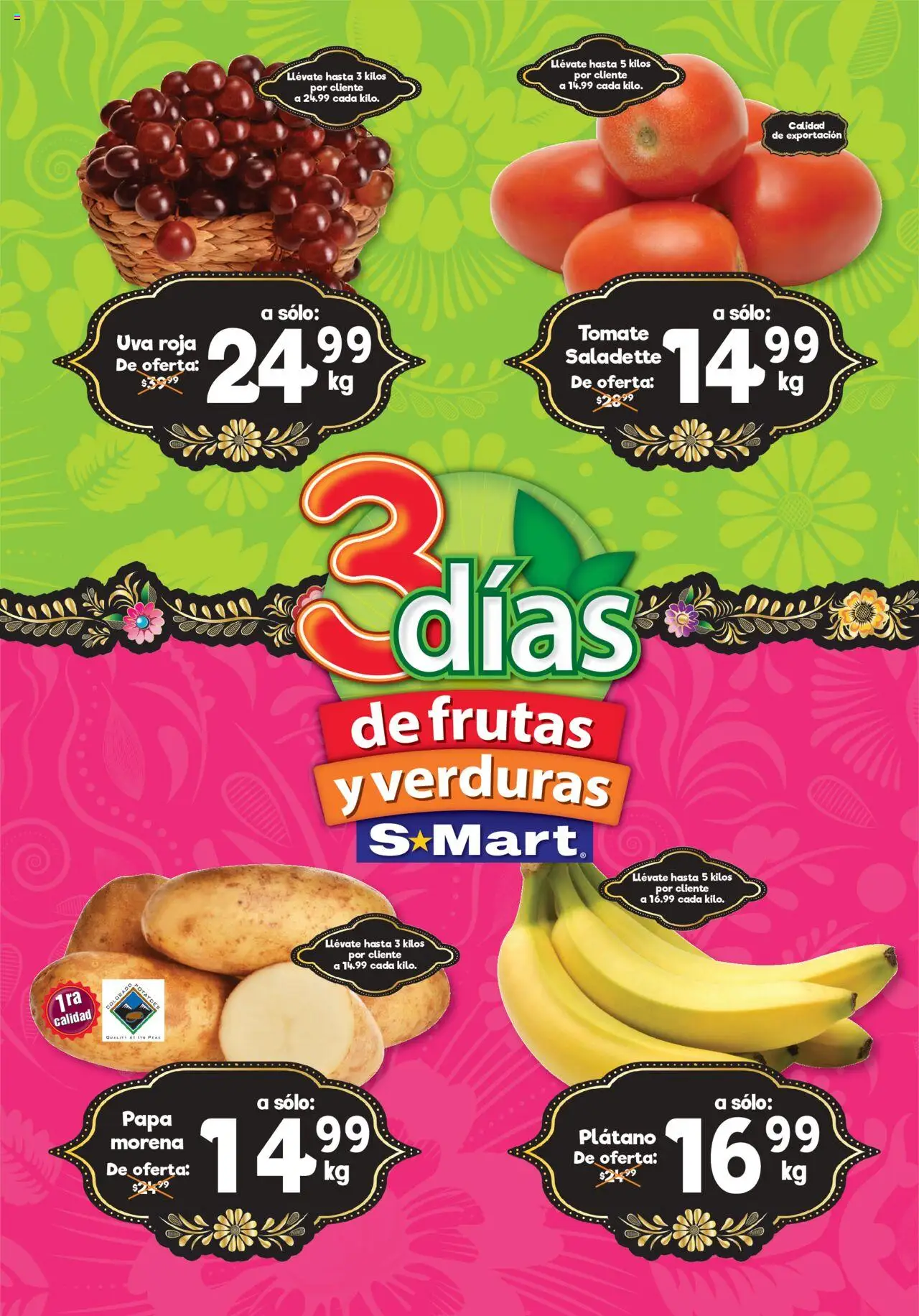 Folleto - Nuevo Laredo S-Mart y sus promociones válidas desde el 09/09/2025 - Número de página 1