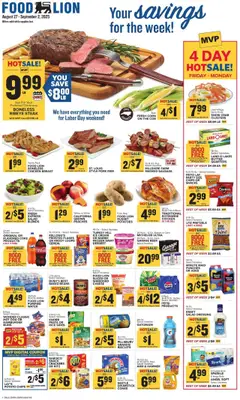 Ad Preview of Food Lion Weekly Ad from 08/27/2025