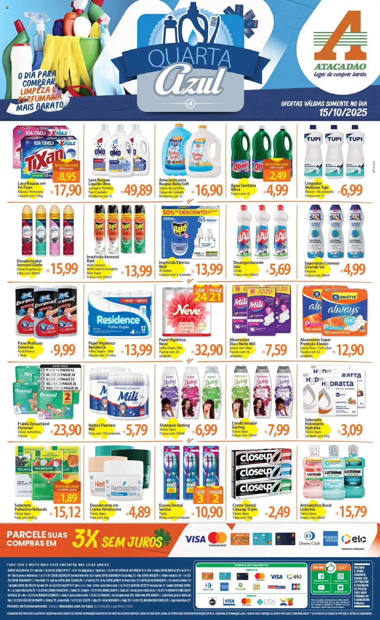 Atacadão folheto "Ofertas - PR" válido a partir de 15/10/2025 - número de página 1