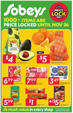 Preview of leaflet Special Promotion from shop Sobeys is valid from Oct 23, 2025