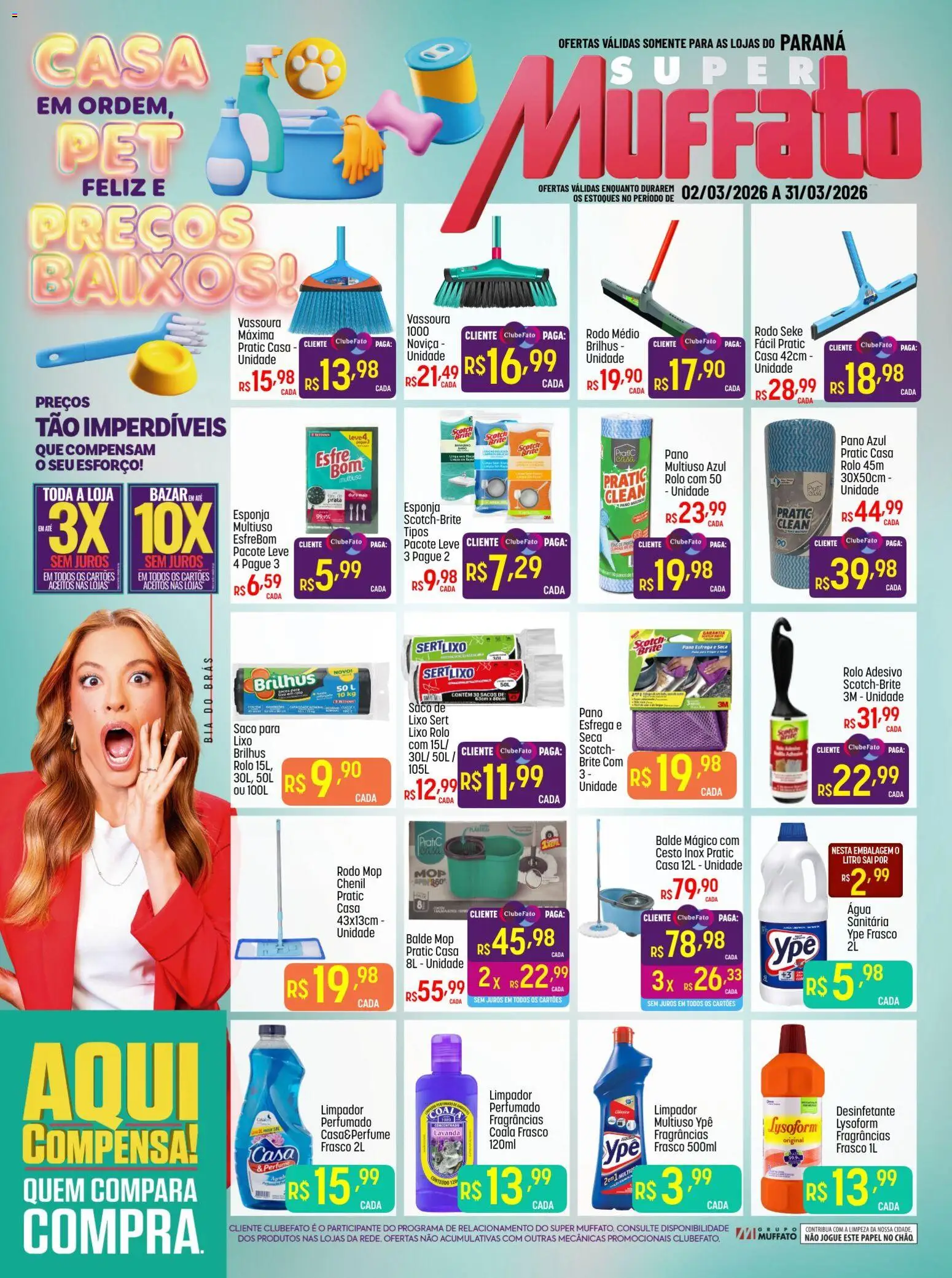 Pré-Visualização do folheto "Super Muffato ofertas Preços Baixos" da loja Super Muffato válido a partir de 02/03/2026