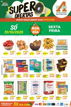 Pré-Visualização do folheto "Ofertas - PE" da loja Atacadão válido a partir de 31/10/2025