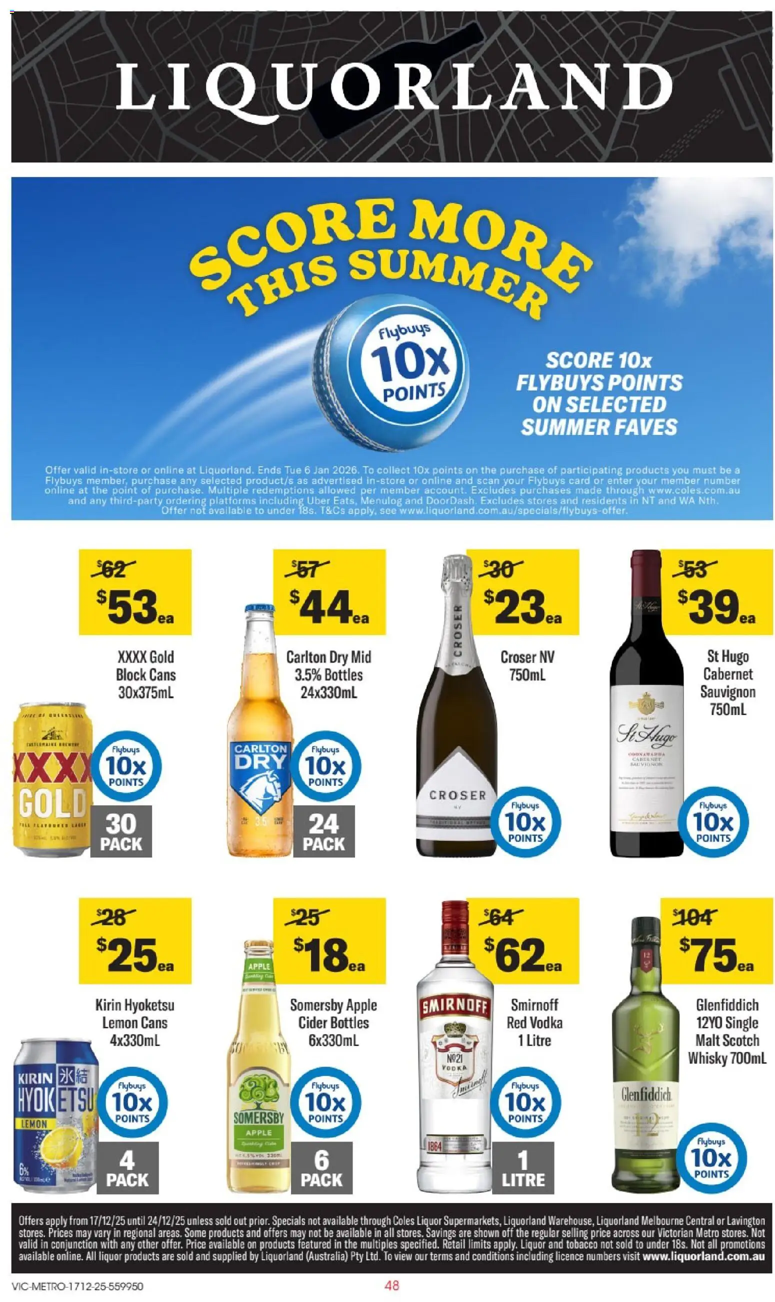 Preview of catalogue Catalogue VIC from shop Liquorland valid 17/12/2025