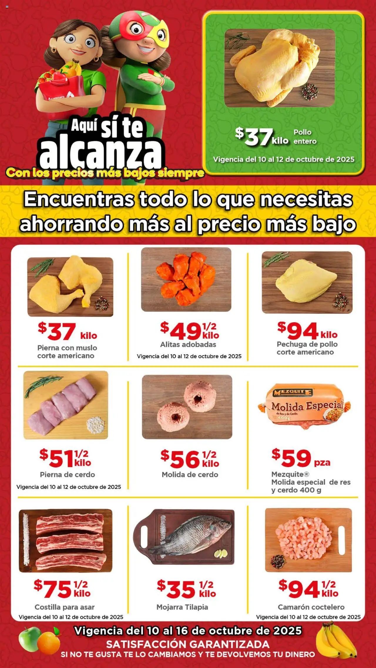 Folleto Precio más Bajo Bodega Aurrerá y sus promociones válidas desde el 10/10/2025 - Número de página 1