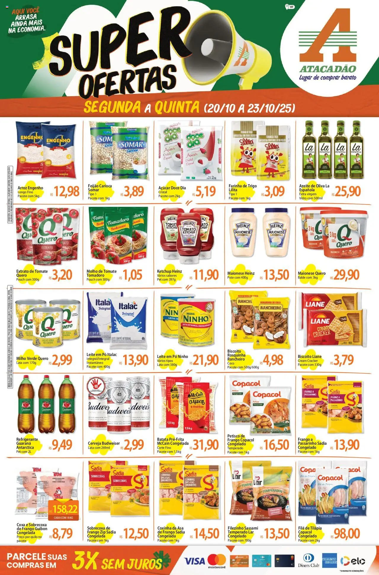 Atacadão folheto "Ofertas - MT" válido a partir de 20/10/2025 - número de página 1