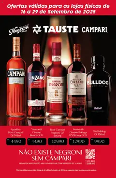 Pré-Visualização do folheto "Ofertas Especial Campari" da loja Tauste válido a partir de 16/09/2025