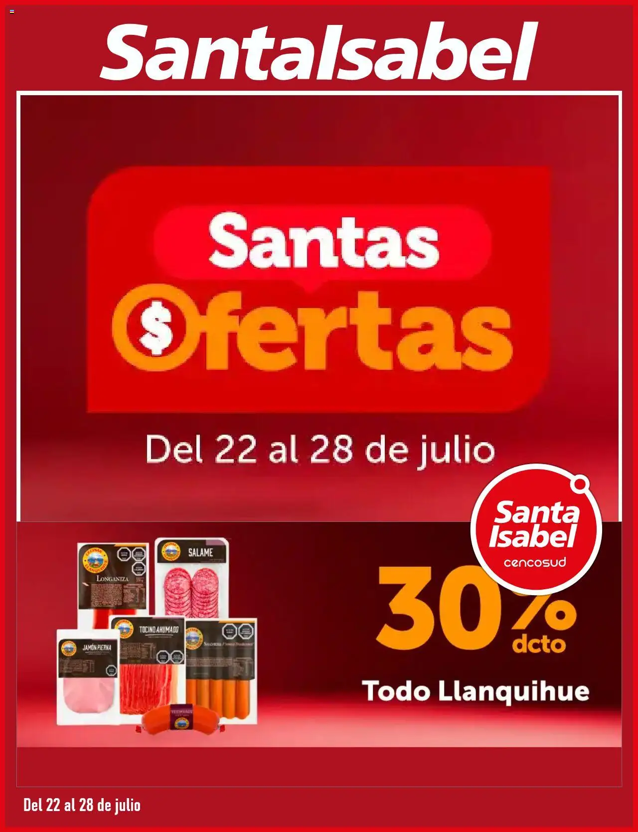 Santa Isabel Ofertas > válido desde 21.07.2025 > número de página 1