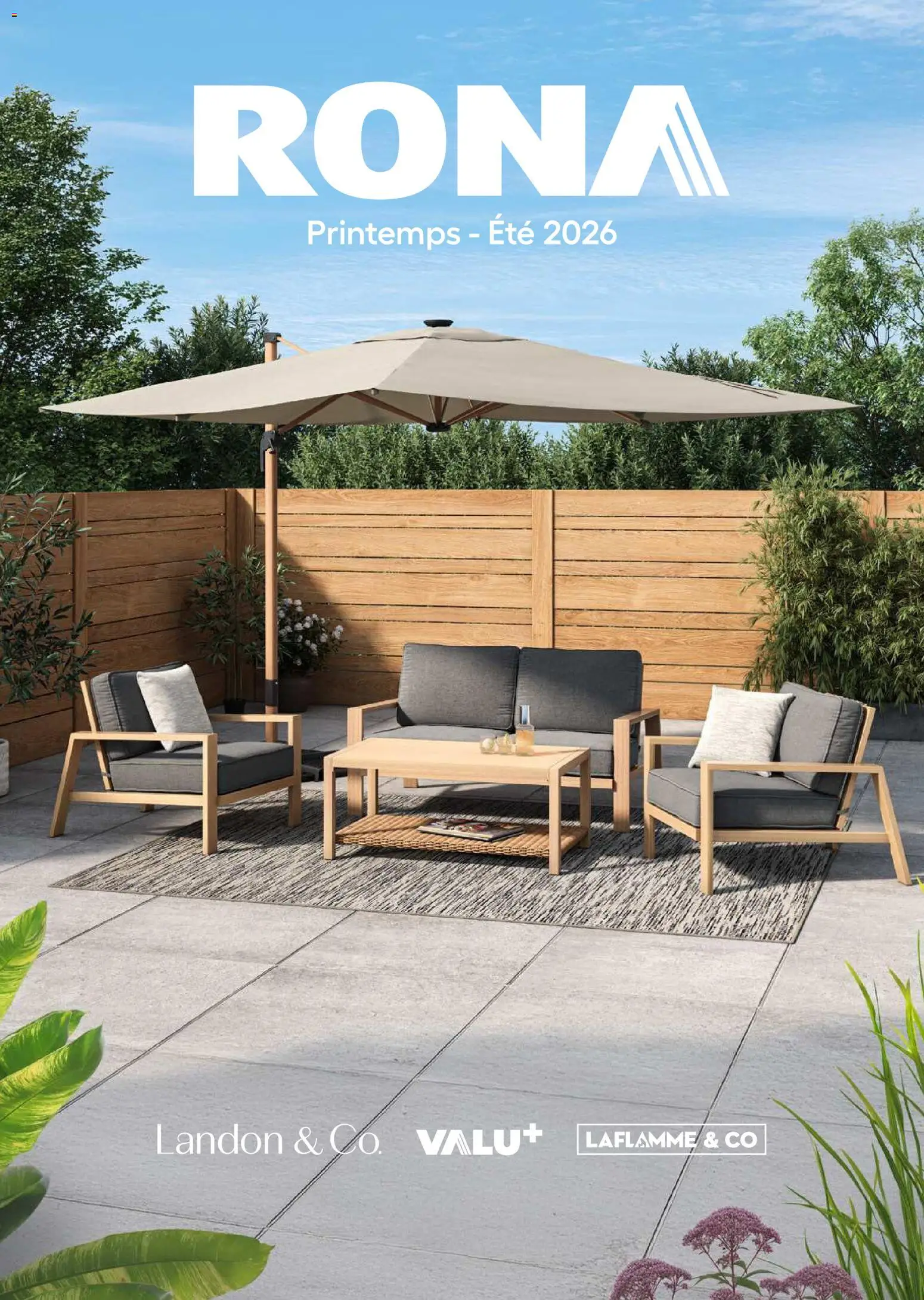Preview of leaflet Catalogue Printemps-Été 2026 from shop Rona is valid from Feb 26, 2026