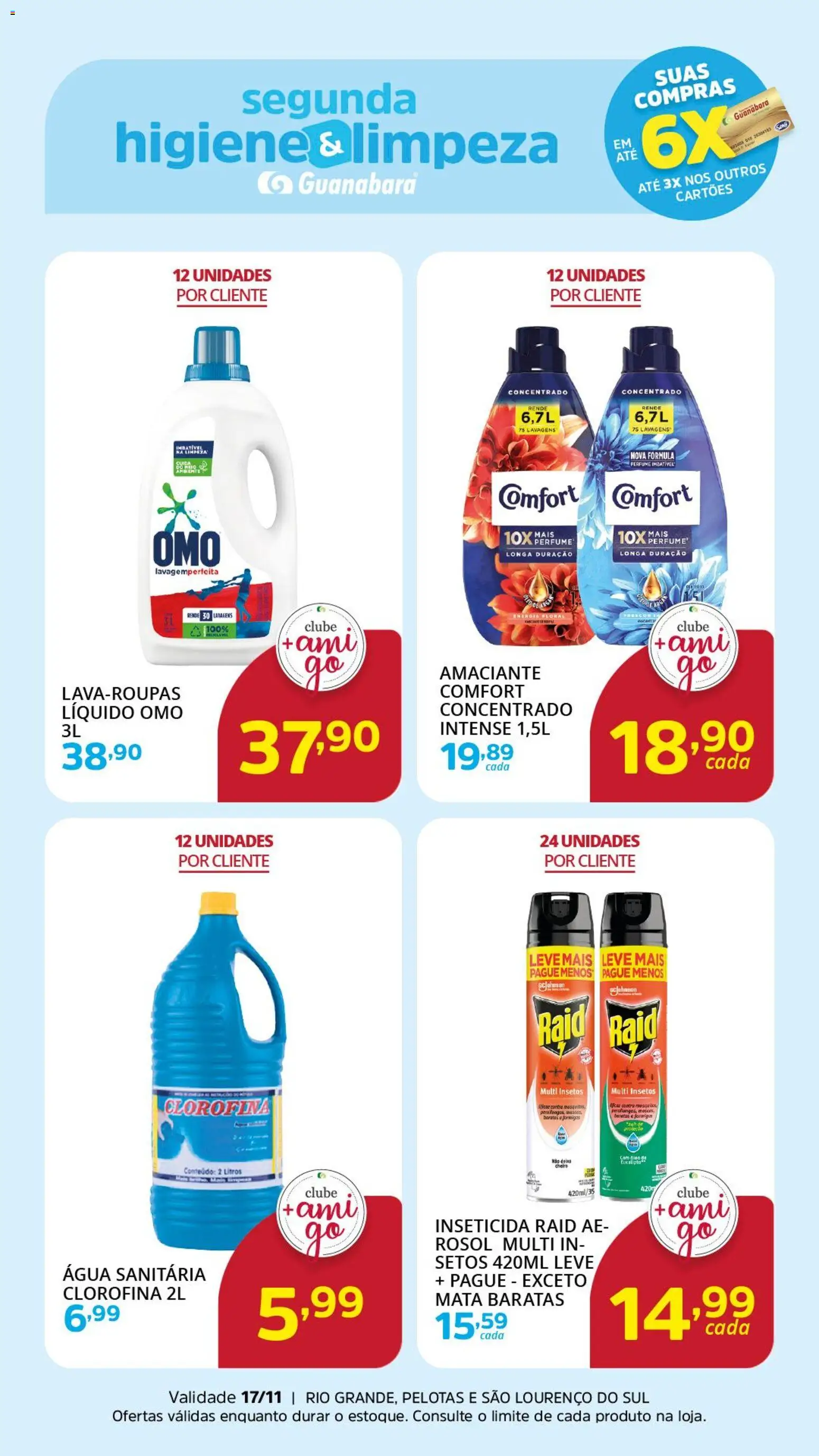 Pré-Visualização do folheto "Ofertas da semana" da loja Supermercado Guanabara válido a partir de 17/11/2025