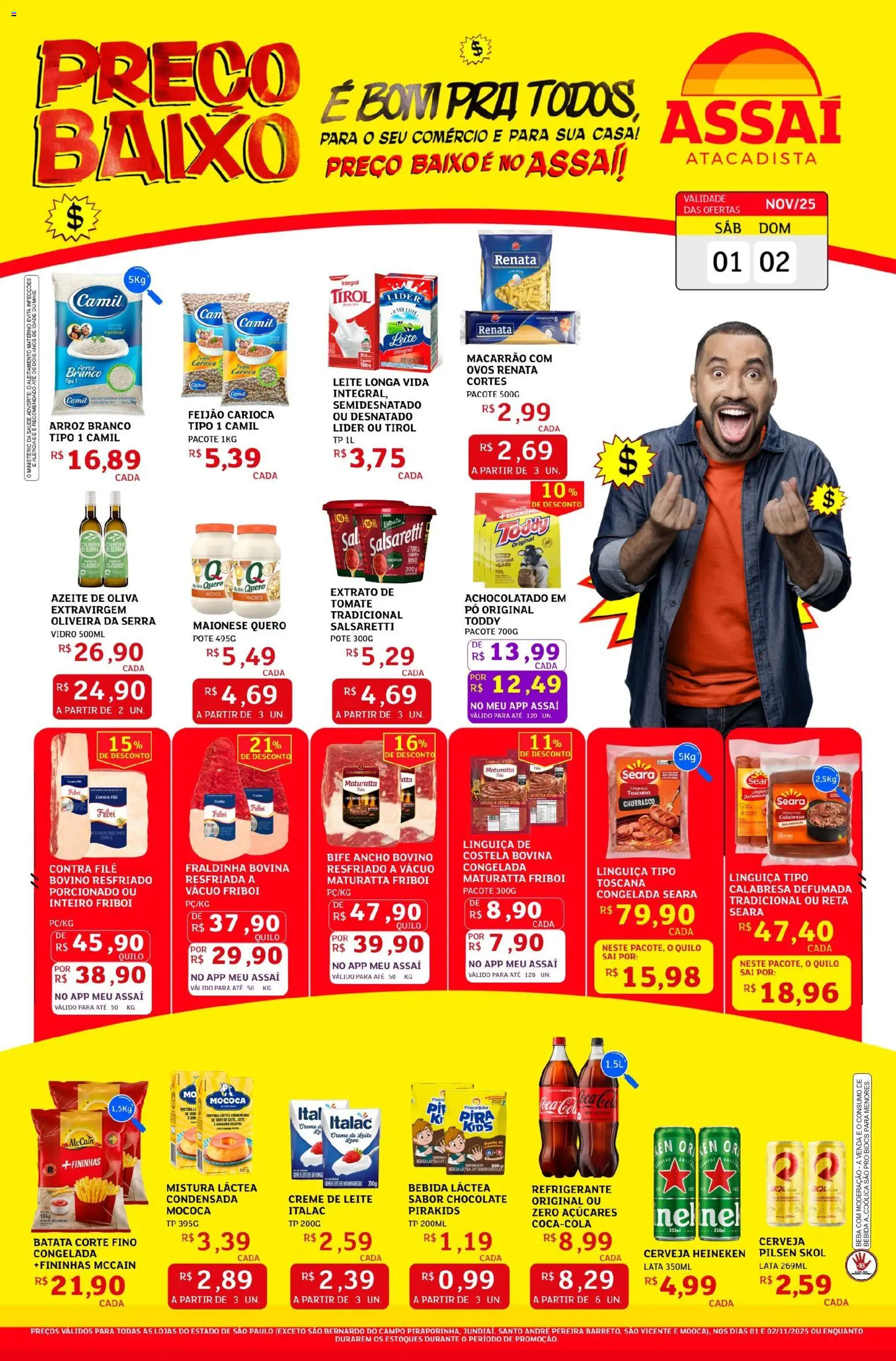 Pré-Visualização do folheto "Encarte - SP" da loja Assaí Atacadista válido a partir de 01/11/2025