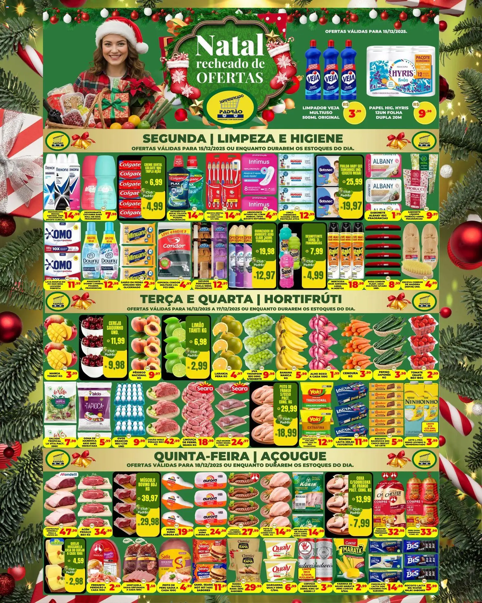 Pré-Visualização do folheto "Ofertas da semana" da loja Supermercado Padrão válido a partir de 15/12/2025