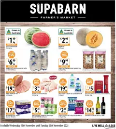 Preview of catalogue Catalogue from shop Supabarn valid 19/11/2025